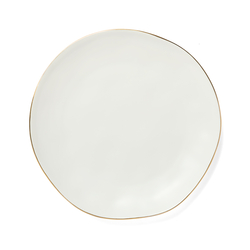 Sur La Table Gold Rimmed Dinner Plate