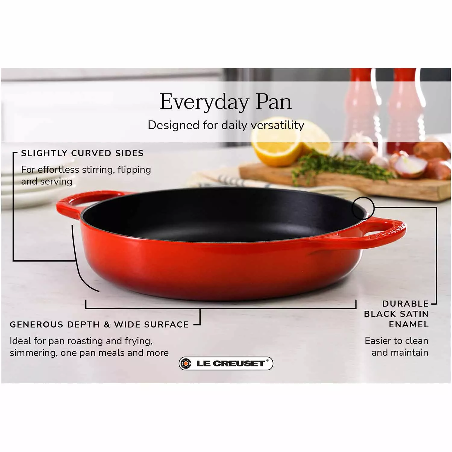 Le Creuset Signature Everyday Pan, 11” Sur La Table