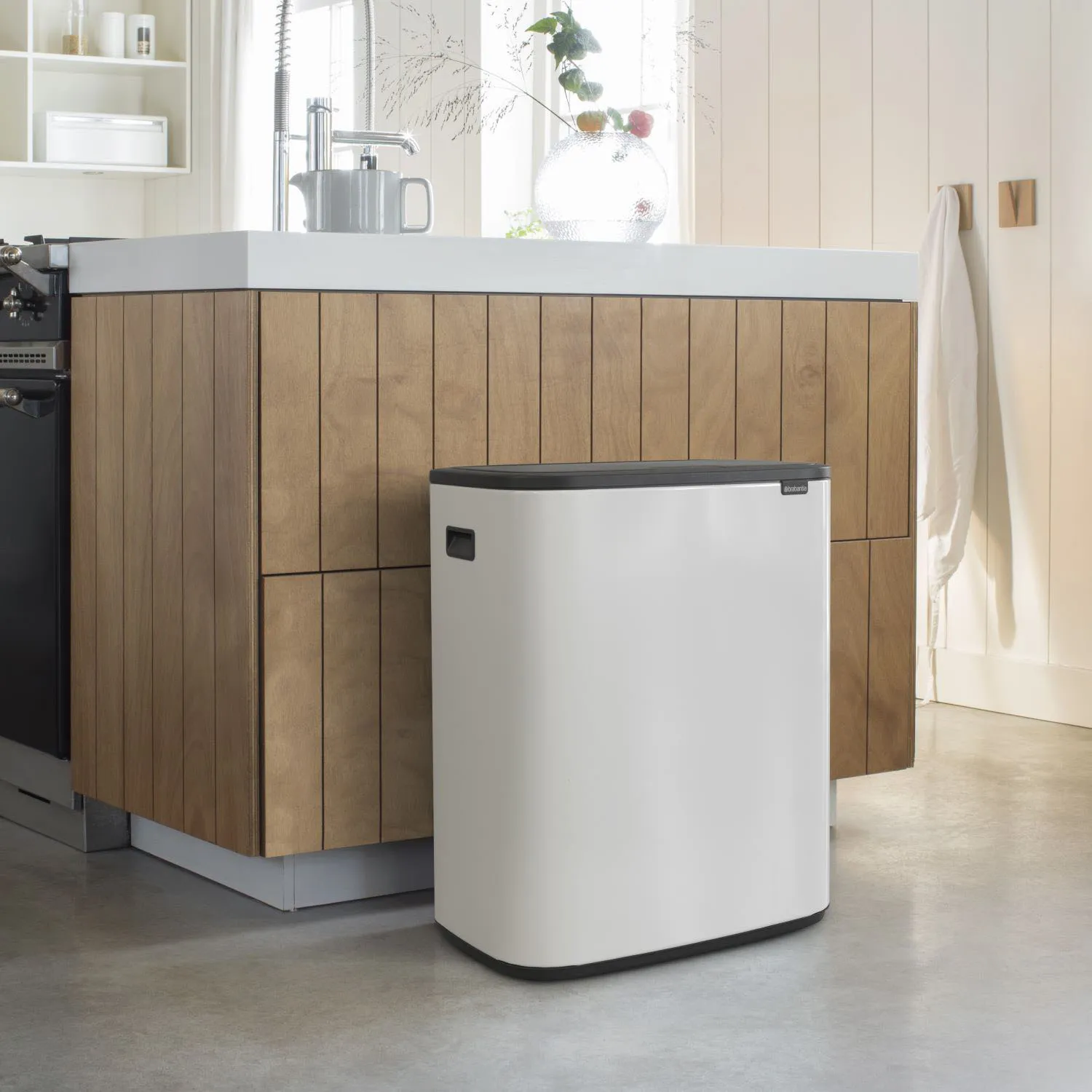 Brabantia Bo Touch Top Can, 2 x 30 L