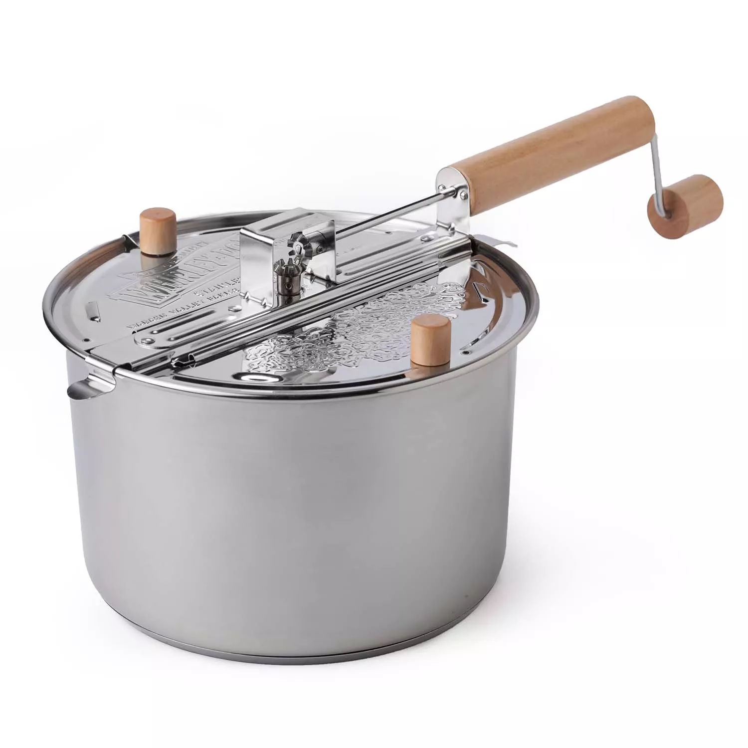 Whirley Pop Stainless Steel Popcorn Maker with Farm Fresh Popcorn