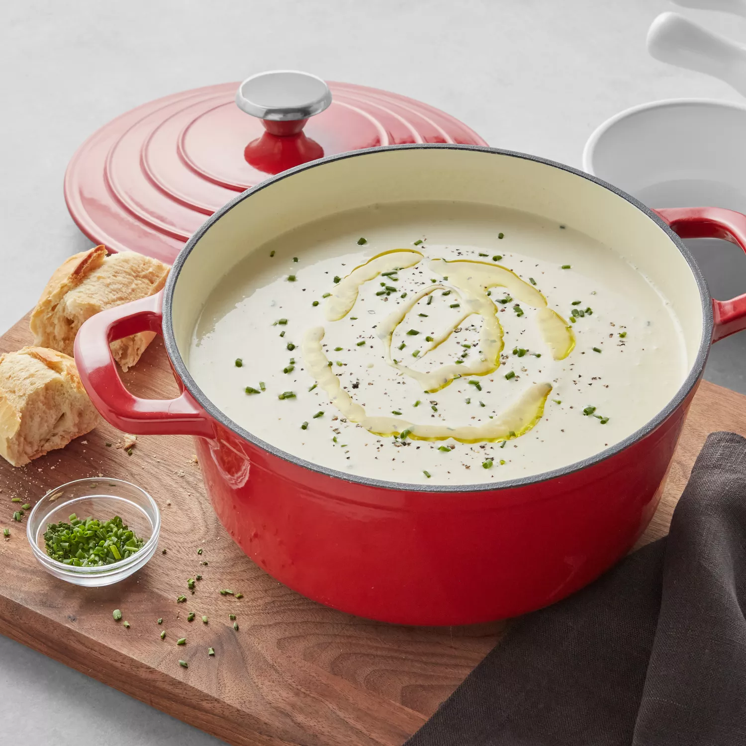 Sur La Table Enameled Cast Iron Round Dutch Oven, 4 qt.
