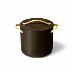 Caraway Ceramic Nonstick Stockpot, 12 qt. 