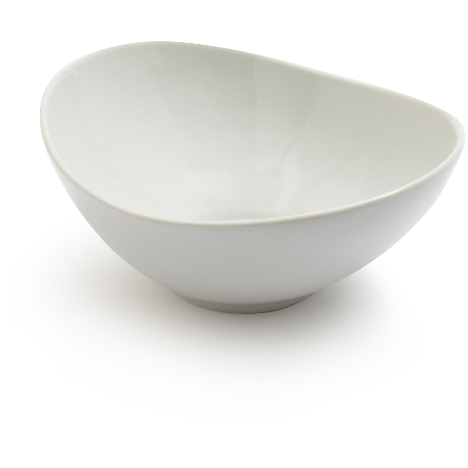 Blanc Oval Swoop Bowl