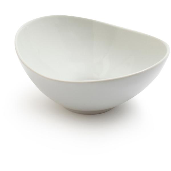 Blanc Oval Swoop Bowl