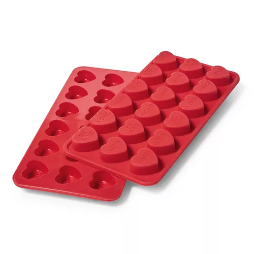 Mini Ice Cube Tray with Lid Tovolo Color: Candy Apple Red