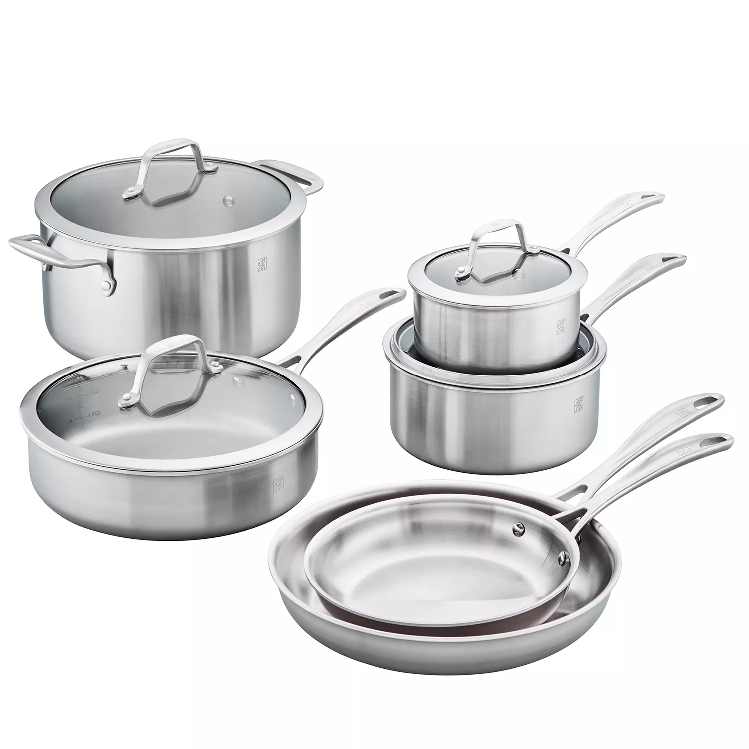 Zwilling Spirit Stainless Steel 10-Piece Cookware Set