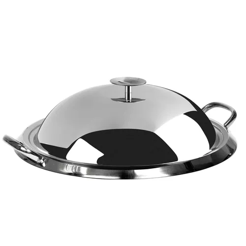 Cristel Plancha/Griddle with Lid, 13.5&#34;