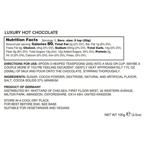 Whittard Hot Chocolate Stacking Tin