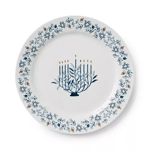 Sur La Table Hanukkah Dinner Plate