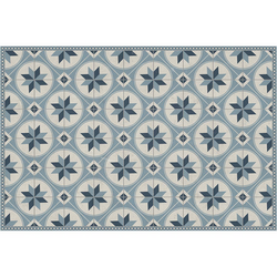 Starburst Tile Vinyl Floor Mat