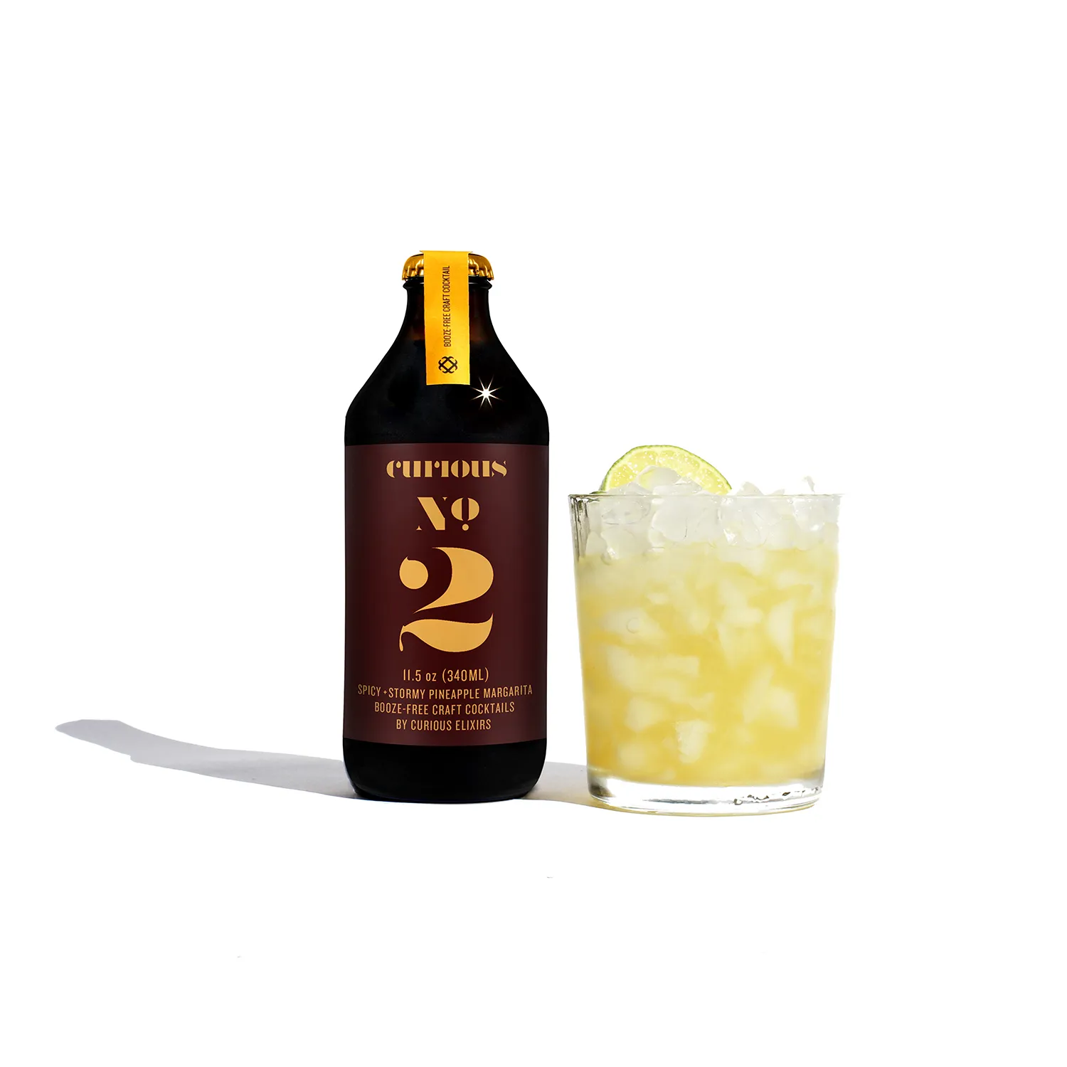 Curious Elixirs No. 2 Booze-Free Spicy Pineapple Ginger Margarita