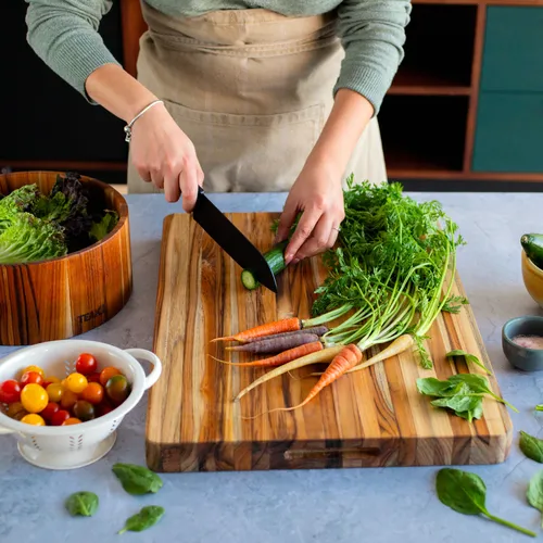 Teakhaus Traditional Edge Grain Cutting Board
