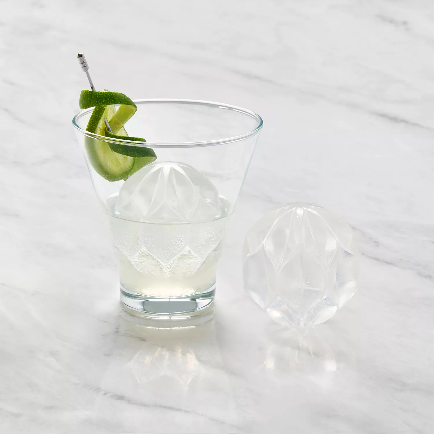 W&P Peak Wave Etch Ice Mold