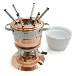 Swissmar 11-Piece Lausanne Fondue Set Fondue Pot