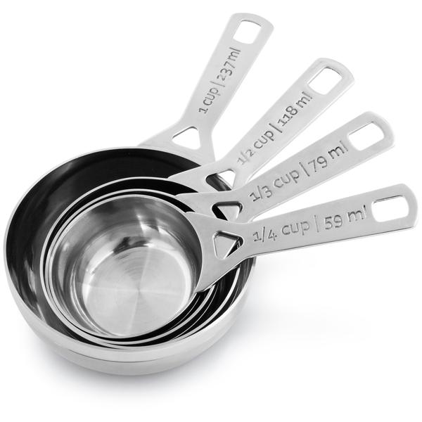 Le Creuset Stainless Steel Measuring Cups, Set of 4