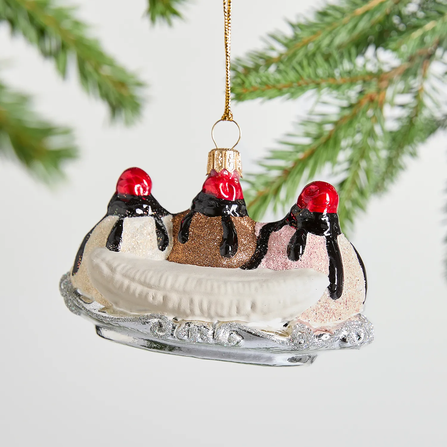 Sur La Table Banana Split Ornament