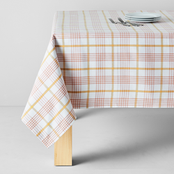 Sur La Table Woven Plaid Tablecloth