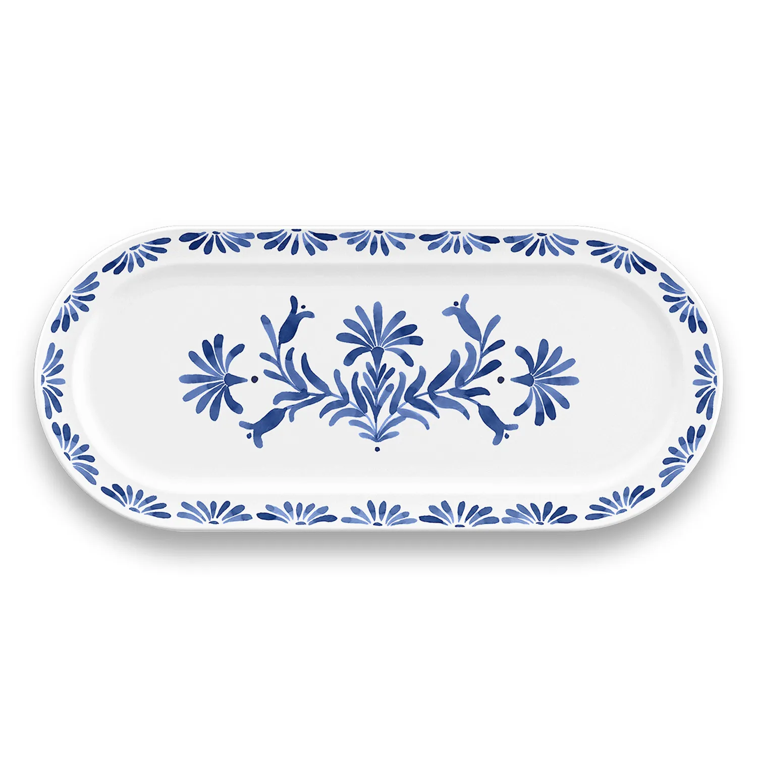 Tar Hong Azul Melamine Rectangular Platter