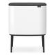 Modern White Trash Cans