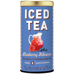 The Republic of Tea Blueberry Hibiscus Iced Tea Perfect tea every time