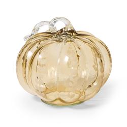 Sur La Table Orange Glass Décor Pumpkin
