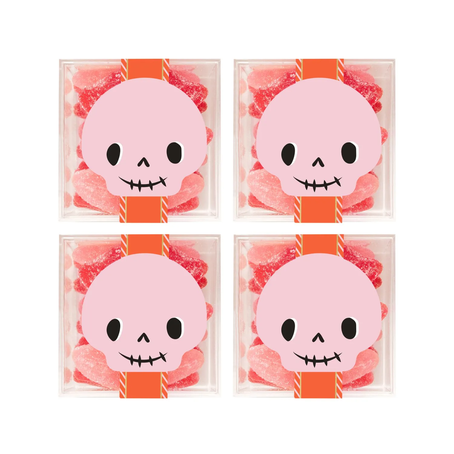 Sugarfina Skeleton Kisses Gummies, Set of 4