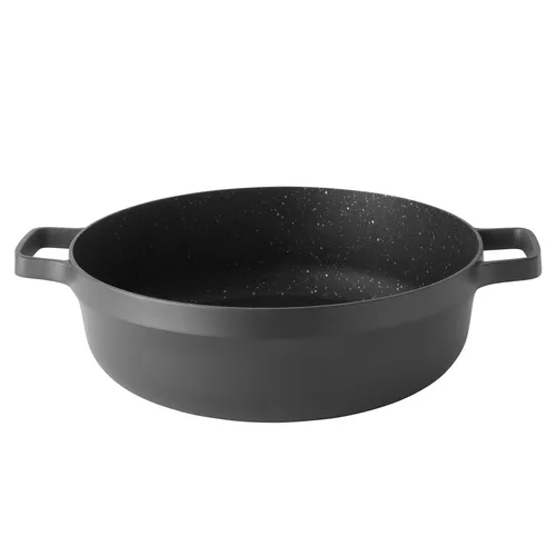 Berghoff Gem Nonstick Double-Handled Saut&#233; Pan with Lid, 4.9 qt