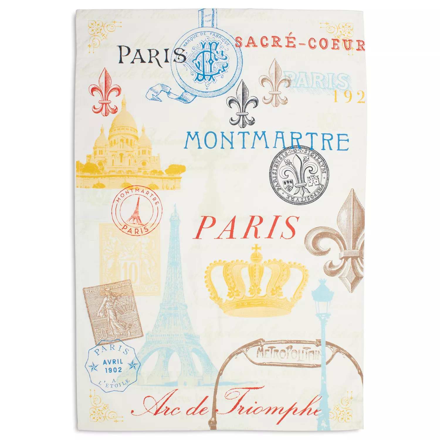 Sur La Table Vintage Paris Kitchen Towel, 30&#34; x 20&#34;