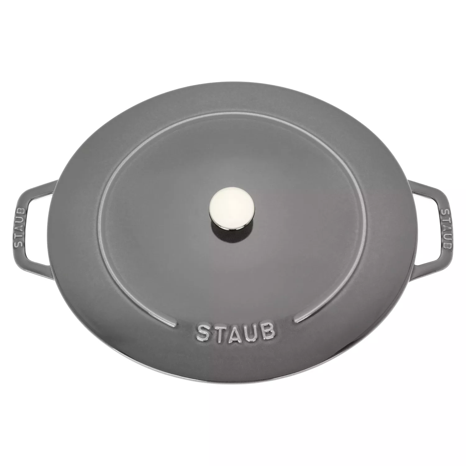 Staub Cast Iron Wide Oval Dutch Oven, 6.25 Qt. 