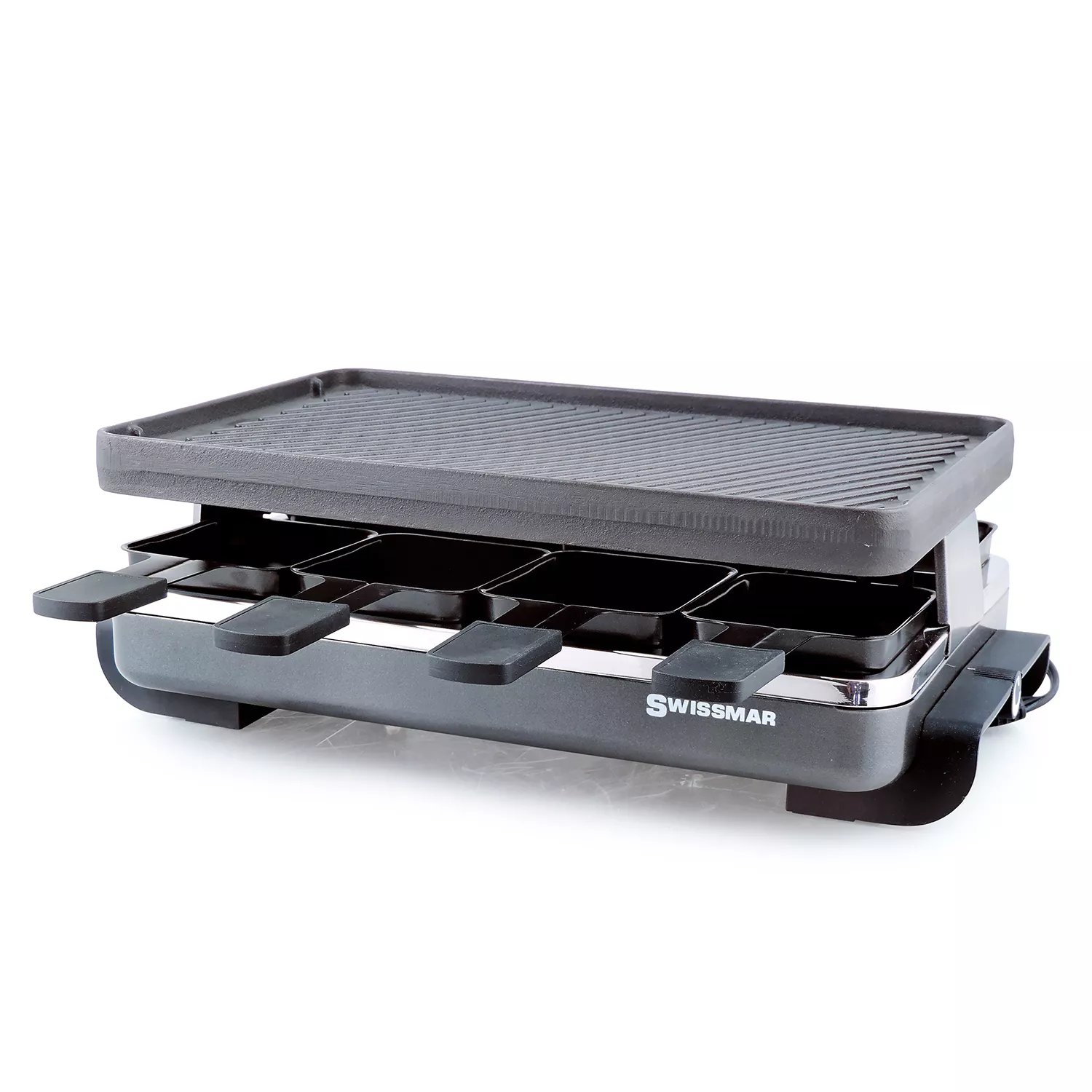 Swissmar Classic Raclette Party Grill with Reversible Grill Plate