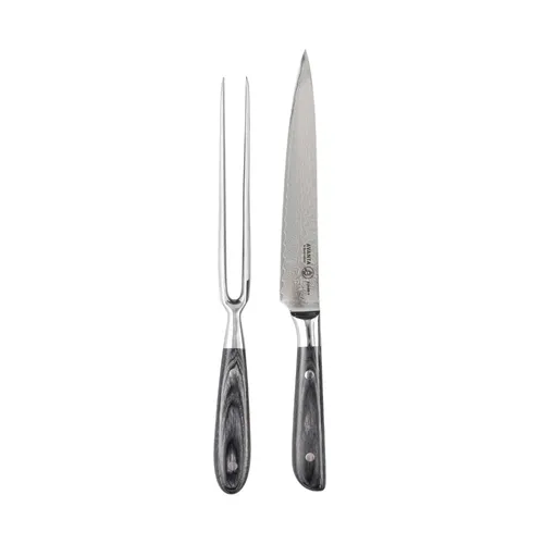 Messermeister Avanta 2-Piece Damascus Carving Knife Set 