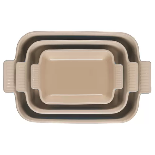 Le Creuset Heritage Stoneware 3-Piece Rectangular Baker Set