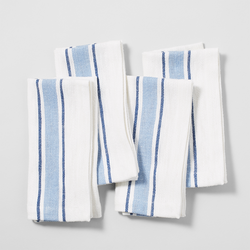 Sur La Table Cloud Woven Stripe Napkins, Set of 4 Lovely napkins