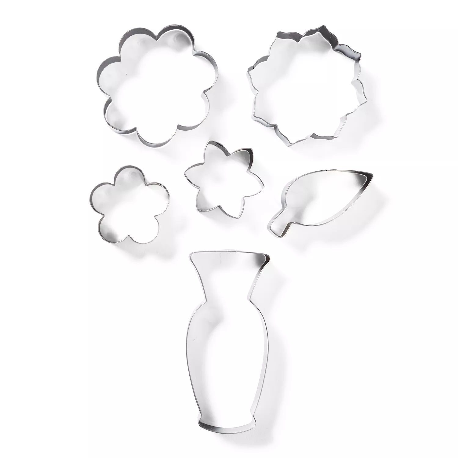 Sur La Table Floral Arrangement Cookie Cutters, Set of 6