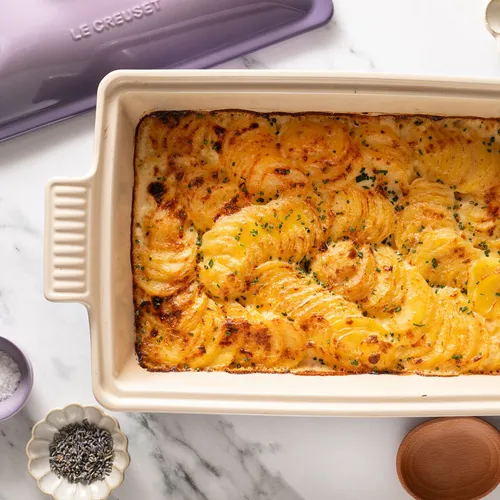 Le Creuset Heritage Stoneware Covered Baker, 4 qt.