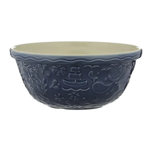 Mason Cash Navy Nautical Boat Mixing Bowl, 4.25 Qt.