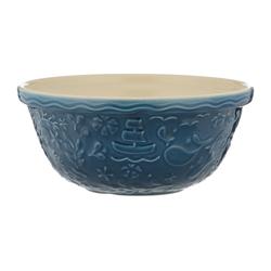 Mason Cash Navy Nautical Boat Mixing Bowl, 4.25 Qt. 