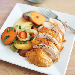 Fresh Herb Chicken with Root Vegetables