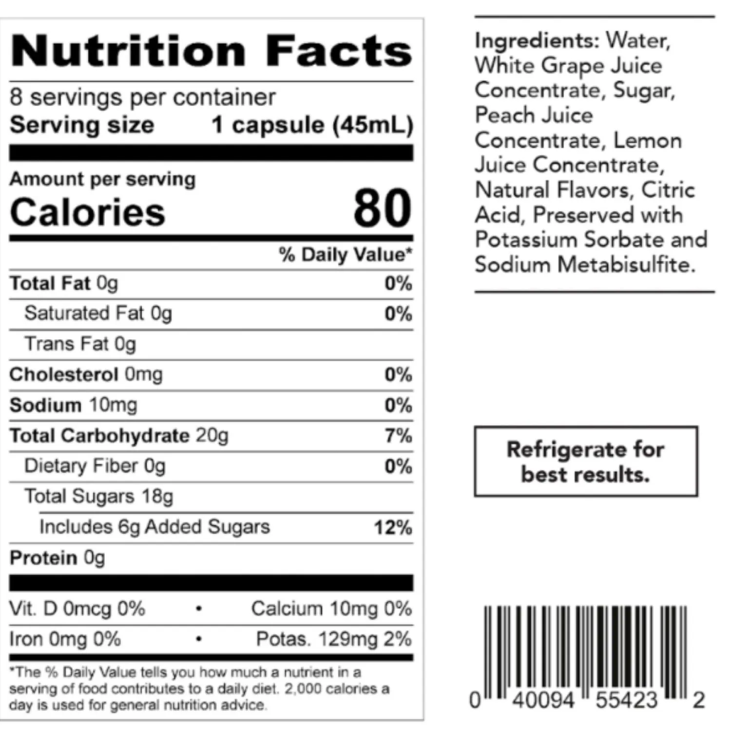 Bartesian® Cocktail Capsules, Set of 6