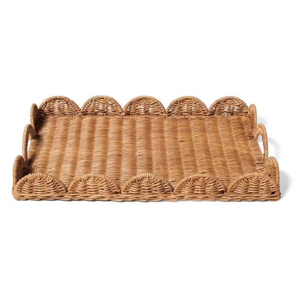 Sur La Table Handwoven Rattan Tray