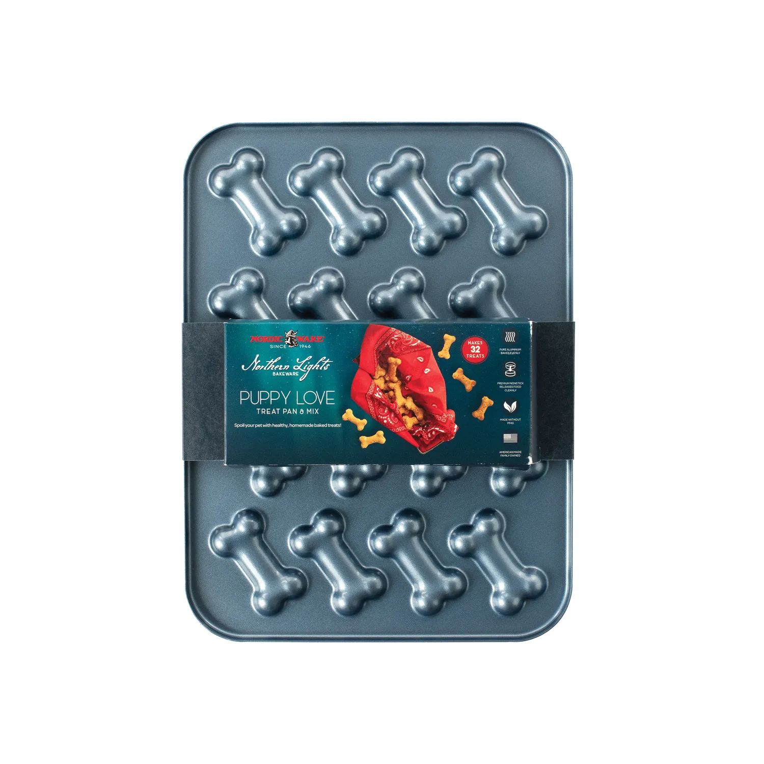 Nordic Ware Puppy Love Pan w/ Mix