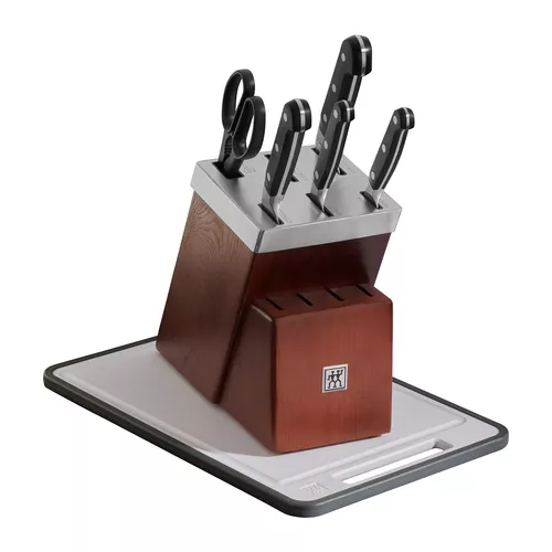 Zwilling Pro 7-Piece Self-Sharpening Knife Block Set