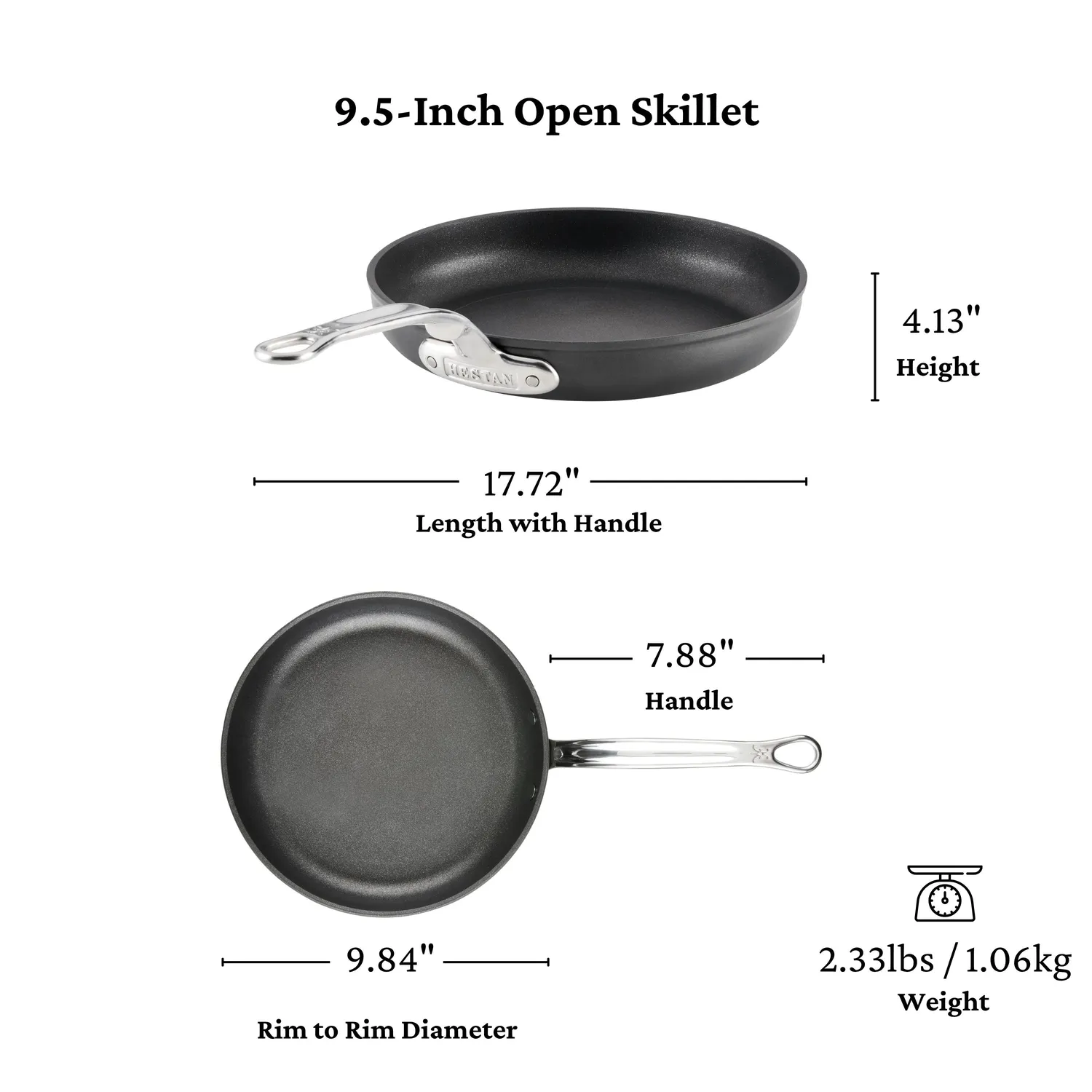 Hestan TITUM® Fusion Nonstick Skillet Set, 8" & 9.5"