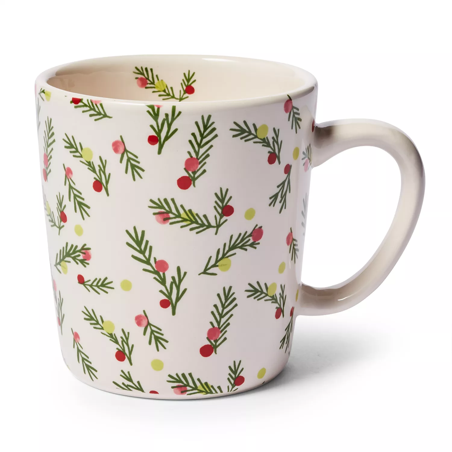 Sur La Table 18 oz. 4-Mug Holiday Stoneware Set