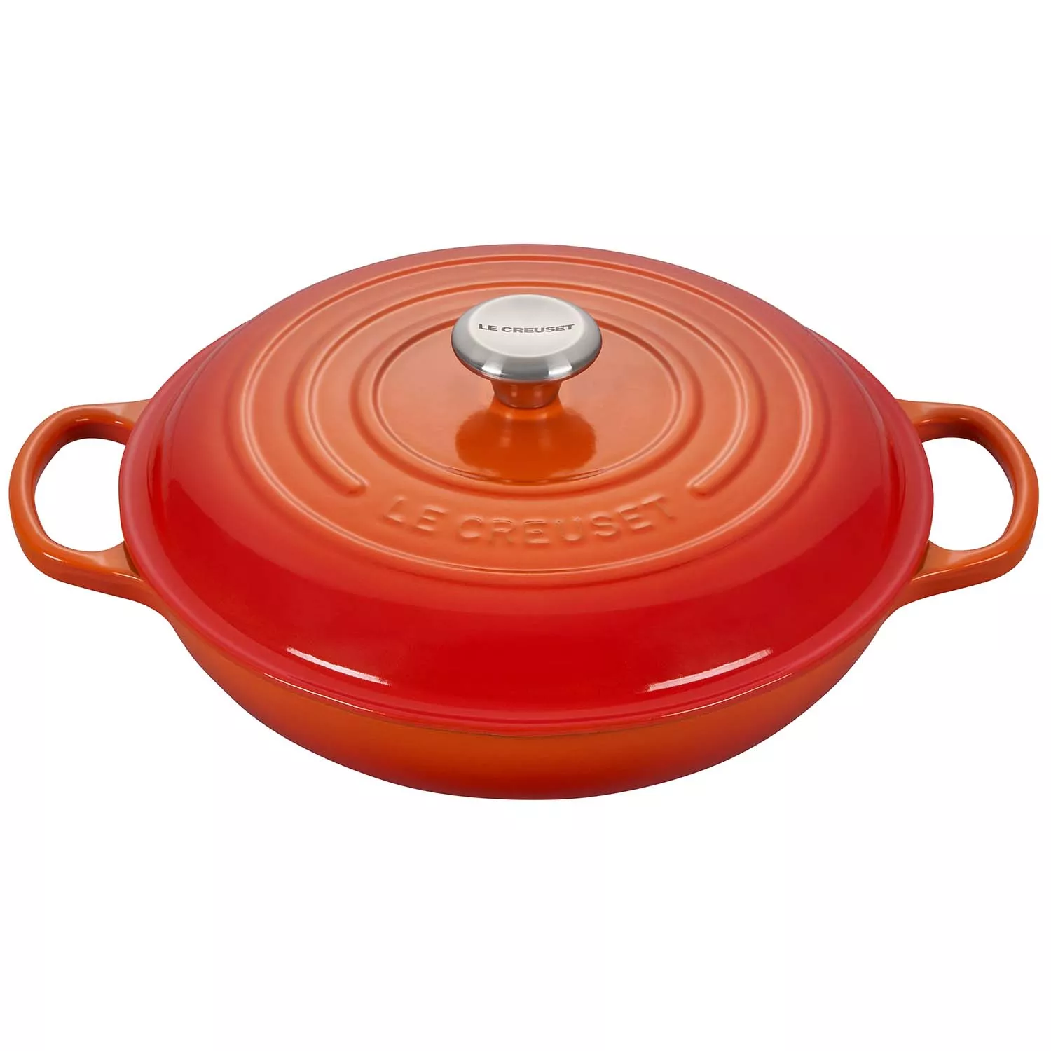 Le Creuset Signature Cast Iron Braiser, 3.5 qt.