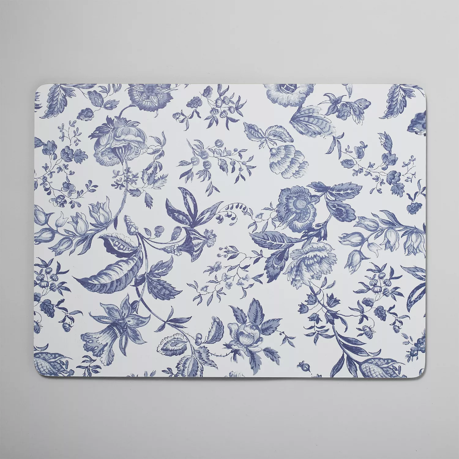 Sur La Table Blue Floral Cork Placemat