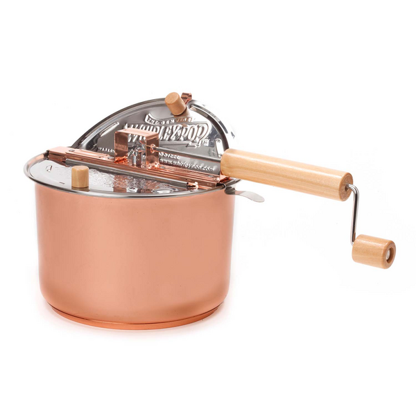 Copper Plated Stainless Steel Whirley Pop Date Night Set