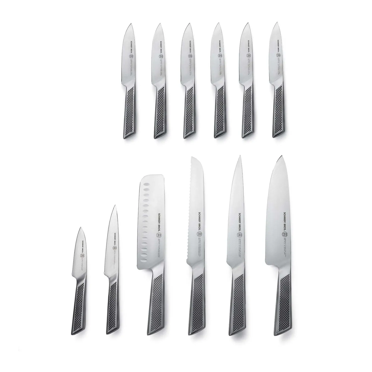 Schmidt Brothers Gridiron 14-Piece Knife Block Set