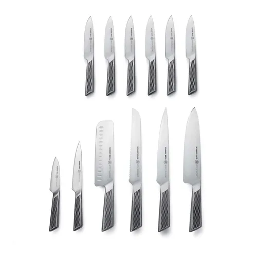 Schmidt Brothers Gridiron 14-Piece Knife Block Set