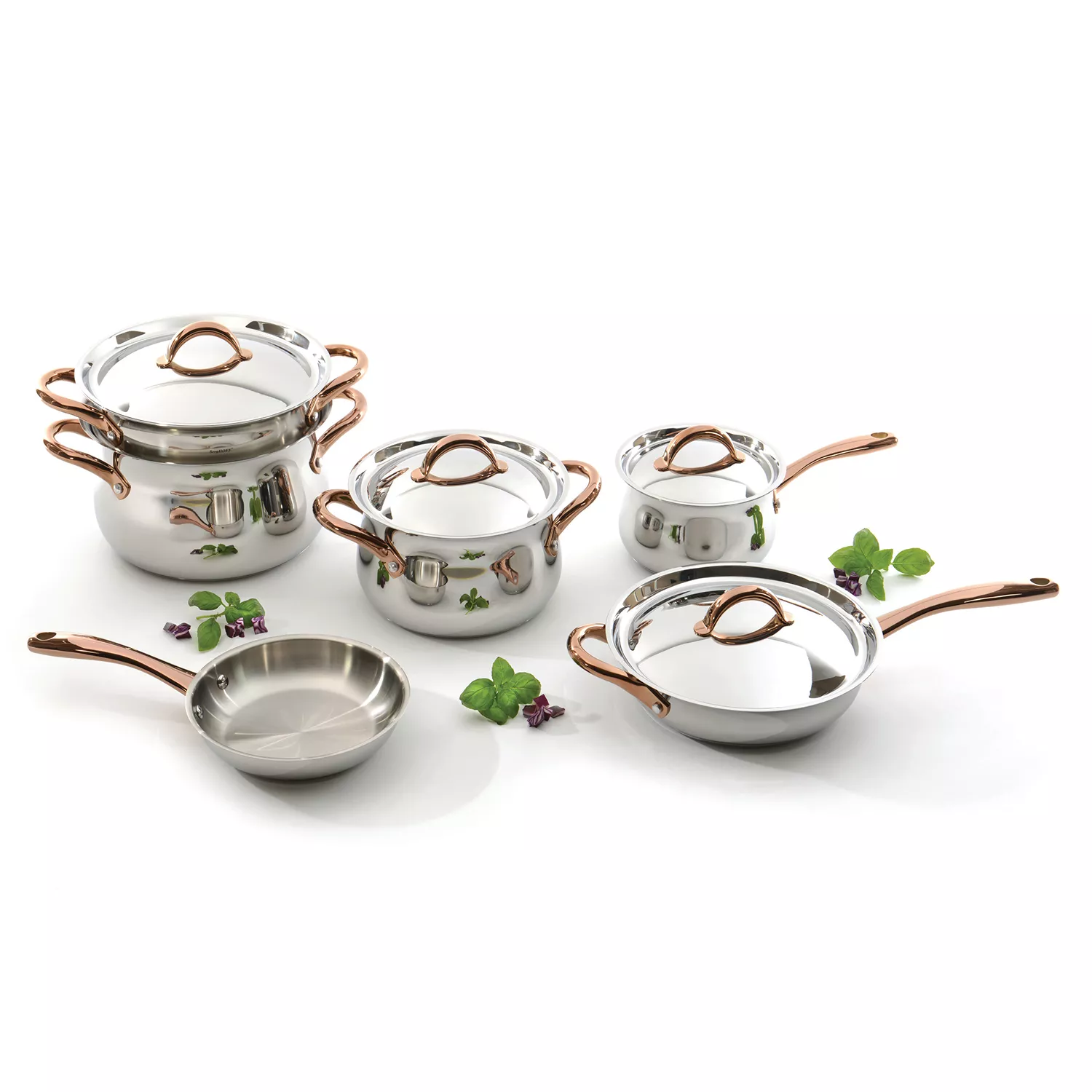 BergHoff Ouro Stainless Steel 11-Piece Set